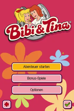 Bibi & Tina - Jump & Ride (Germany) screen shot title